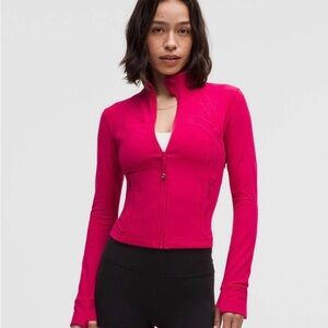 Define Cropped Jacket *Nulu Pink Dragonfruit